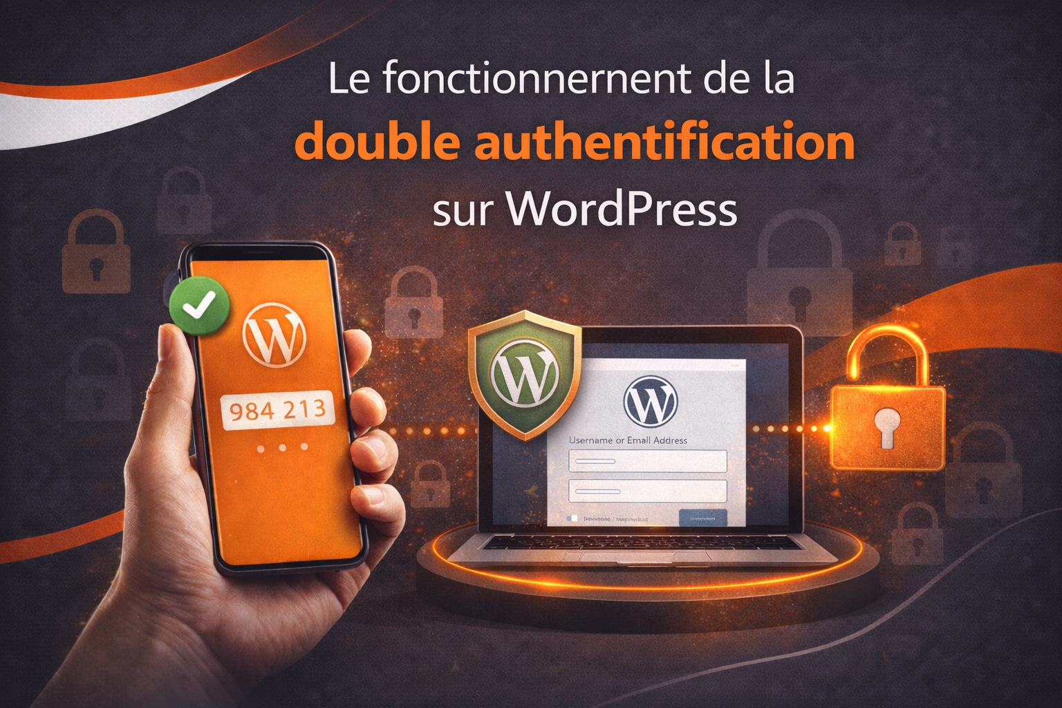 fonctionnement double authentification wordpress