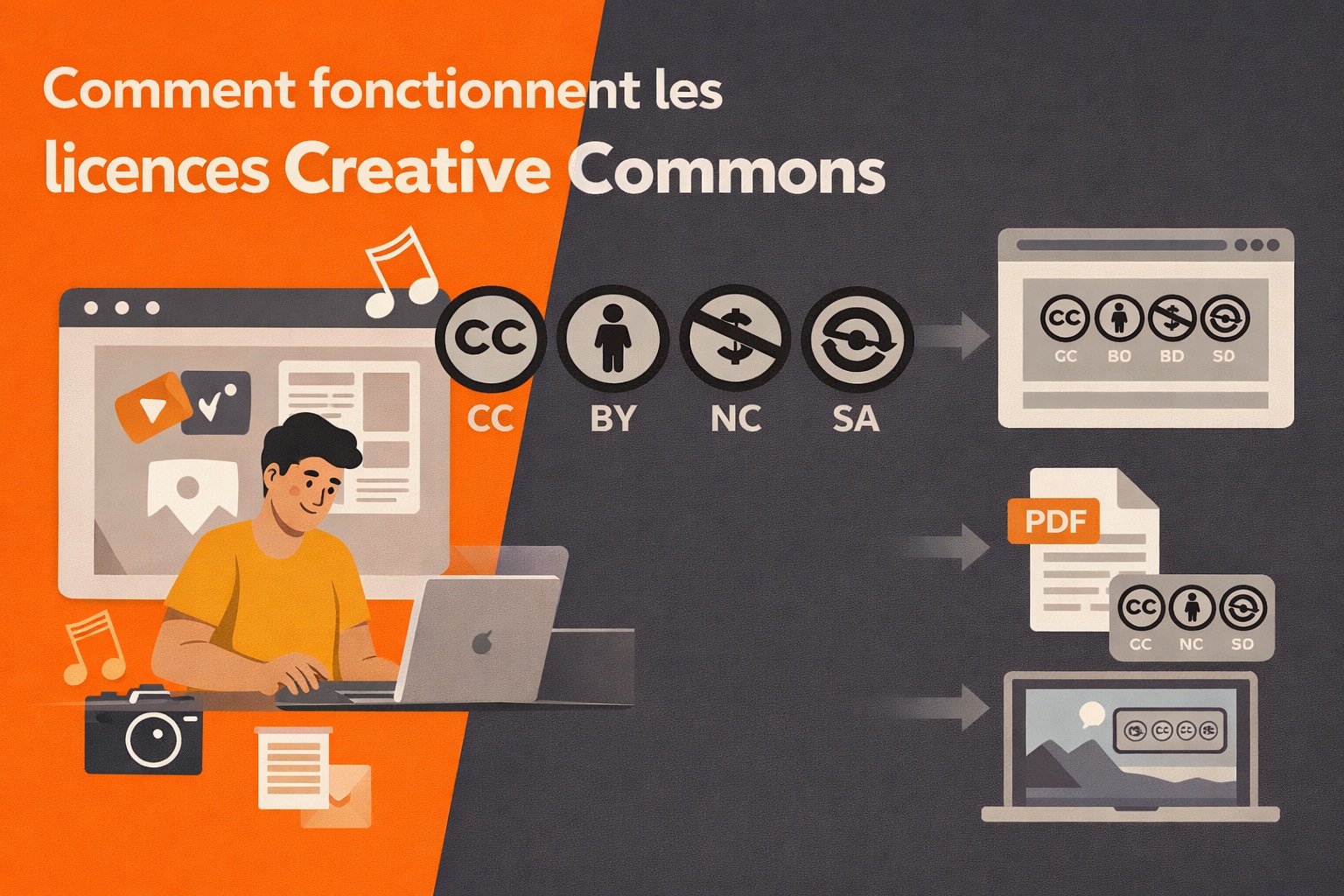 fonctionnement licences creative commons