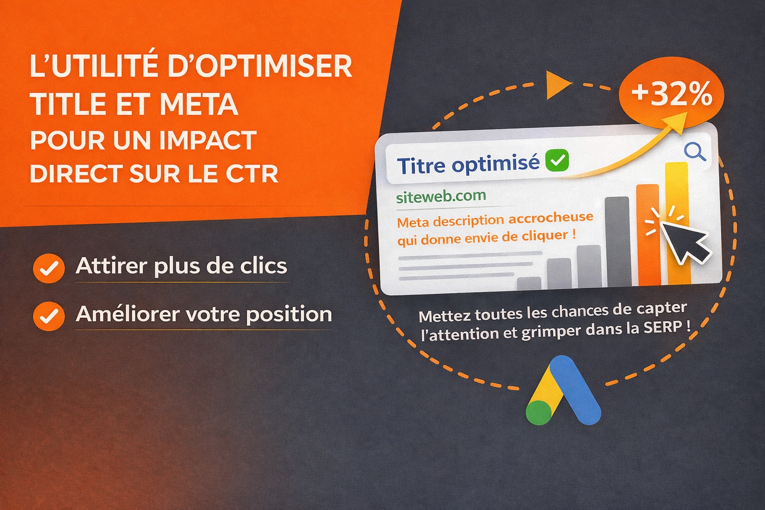 importance optimiser balise title et metas pour la serp