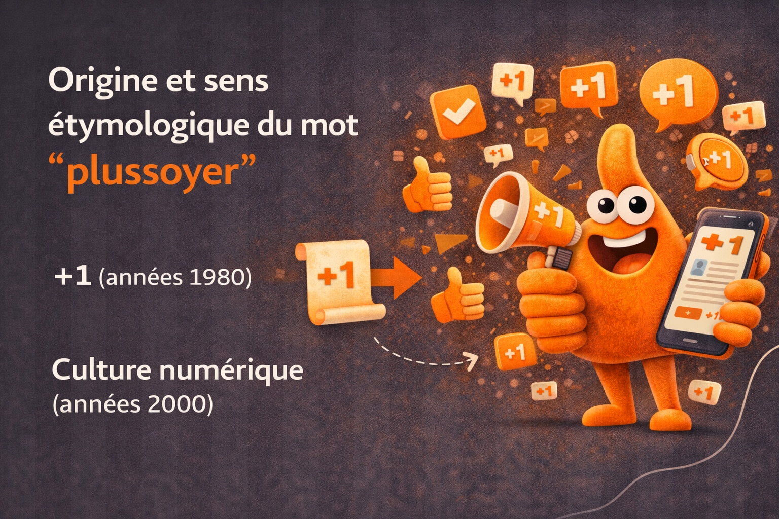 origine et sens etymologique du verbe plussoyer