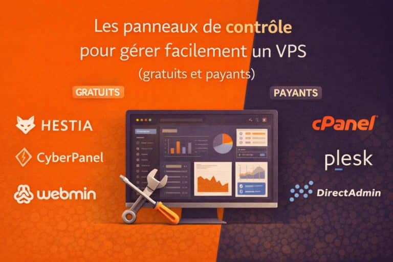 panneau de controle gestion vps comparatif