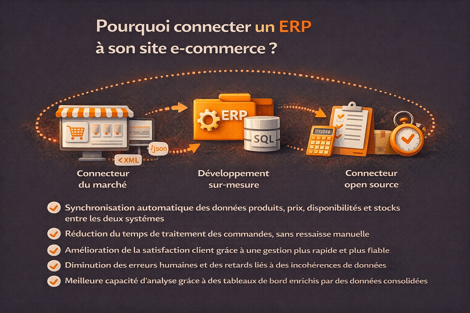 pourquoi connecter un erp a son ecommerce