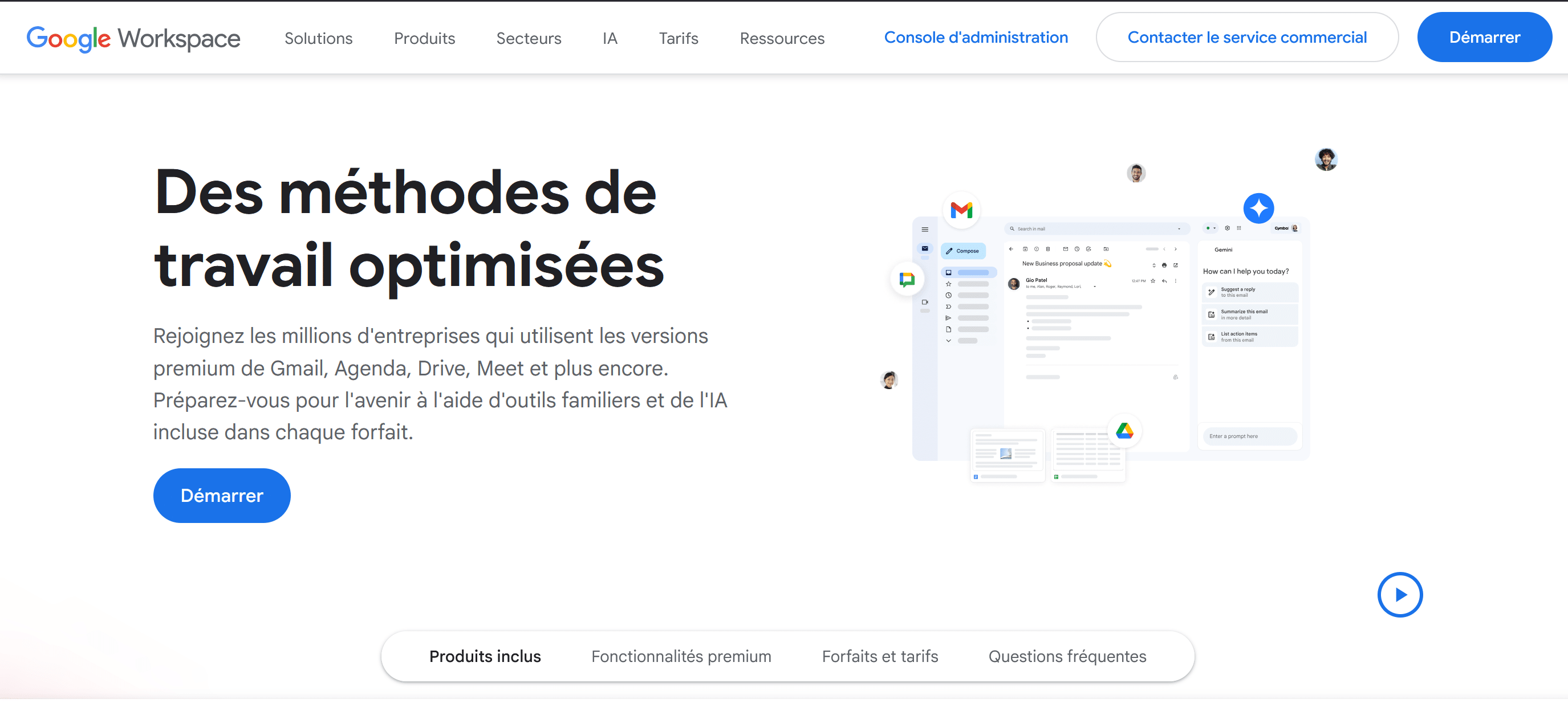 rendez vous sur Google Workspace