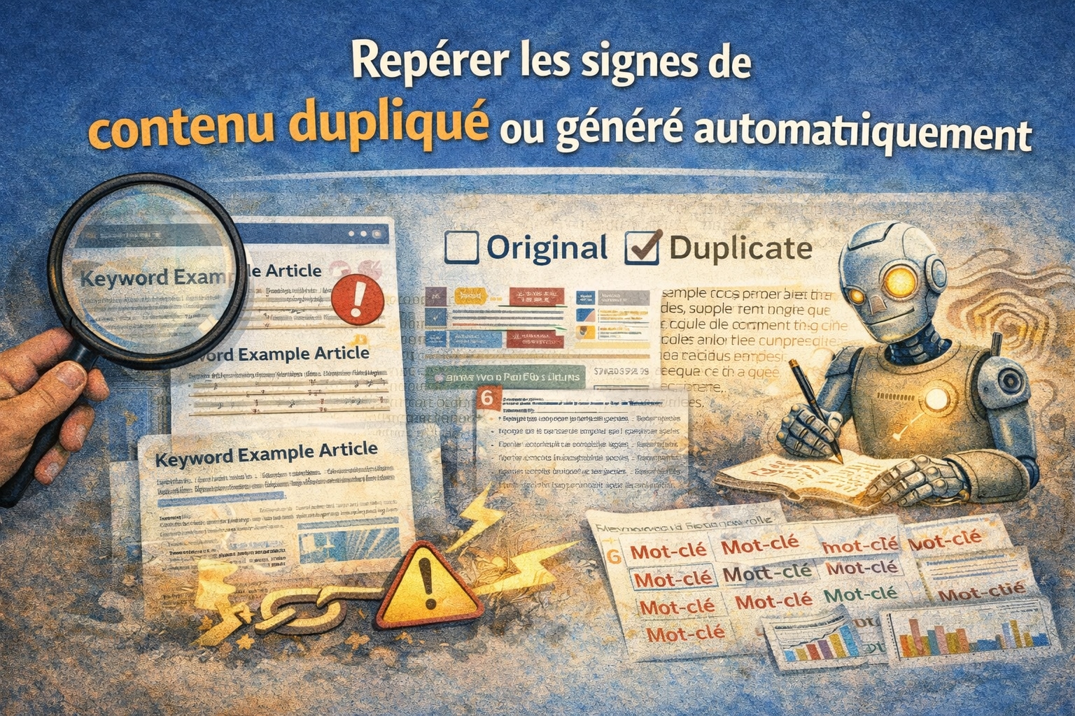 reperer les signes de contenus dupliqués nom de domaine expiré