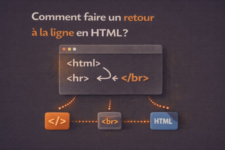 retour a la ligne html