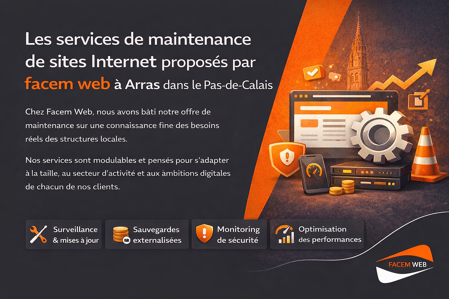 services de maintenace site internet pas de calais