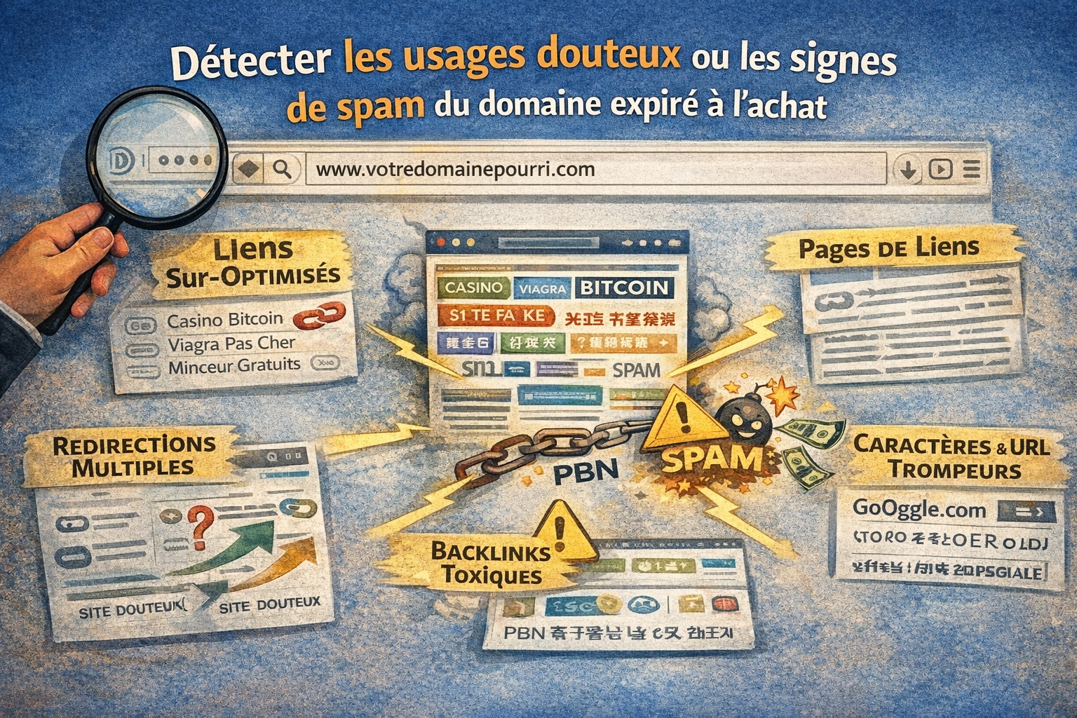 sites spammy domaine expiré