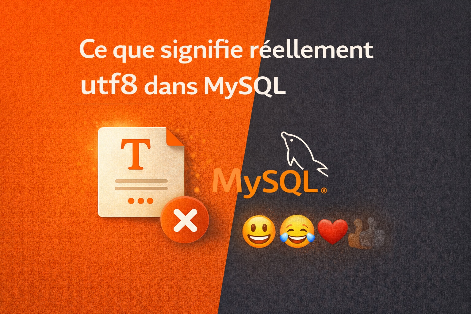 utf8 dans mysql