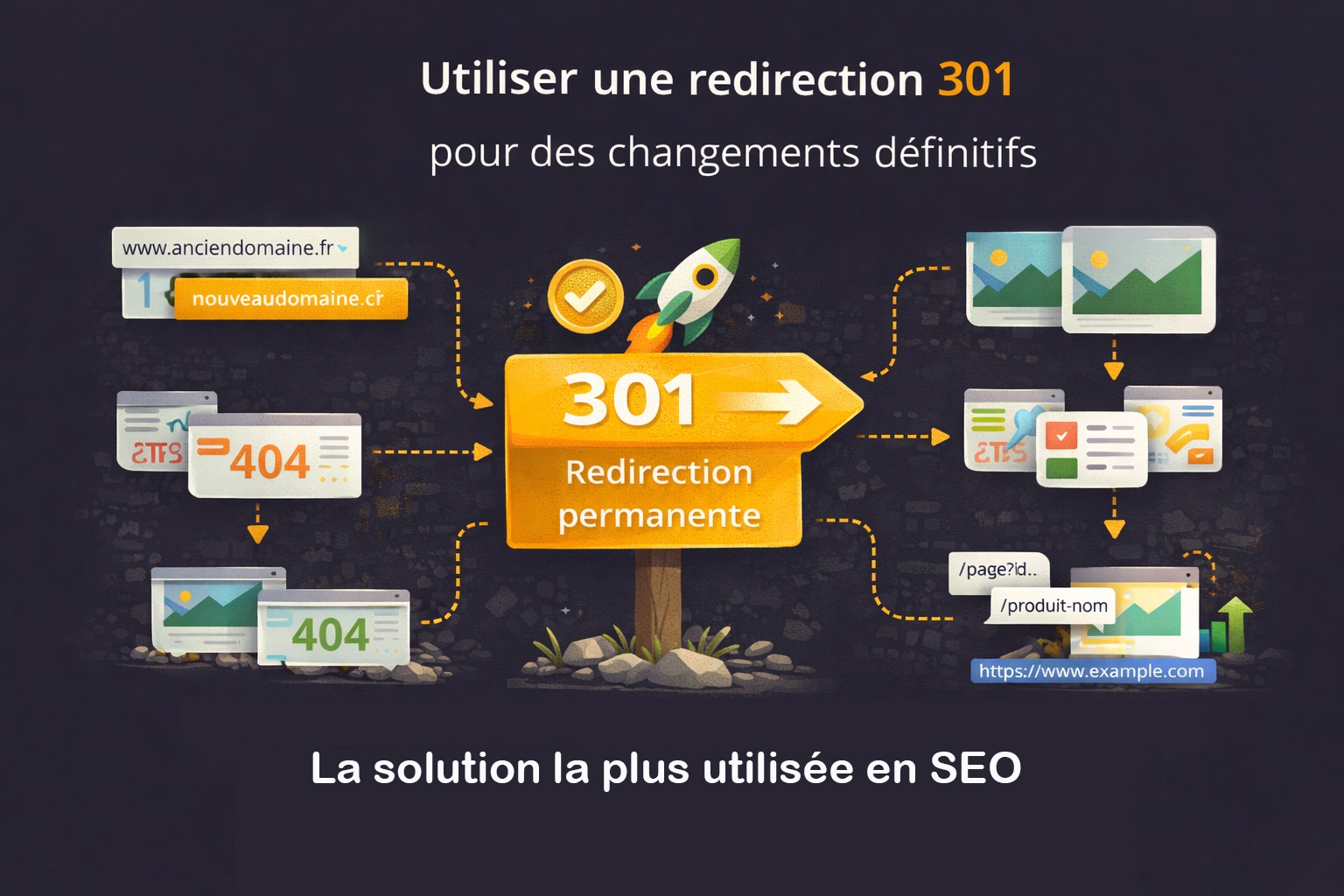 utiliser la redirection 301 en SEO