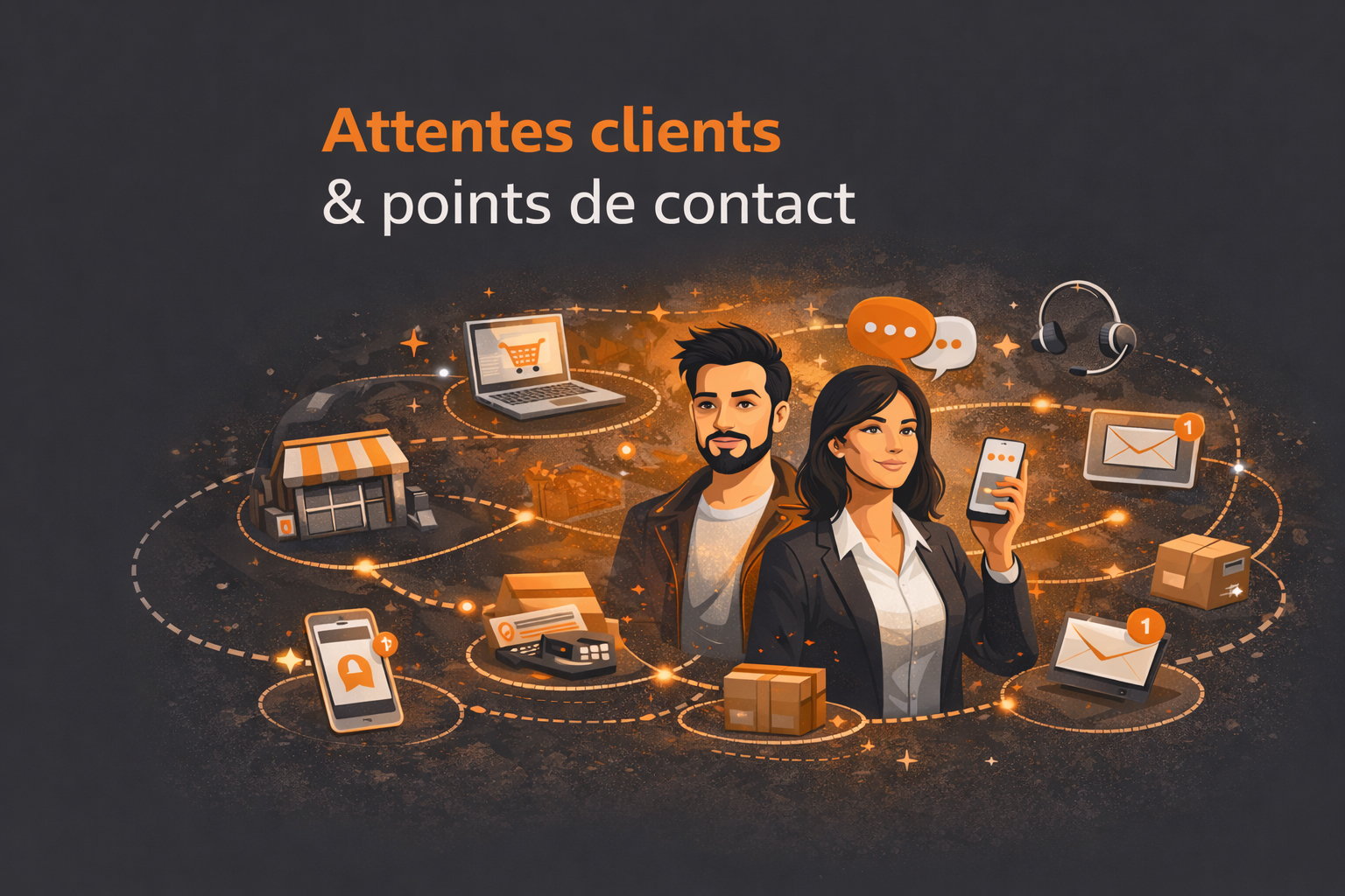 attentes clients et points de contact strategie experience client omnicanale