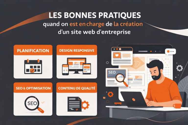 en charge de la creation d un site Web