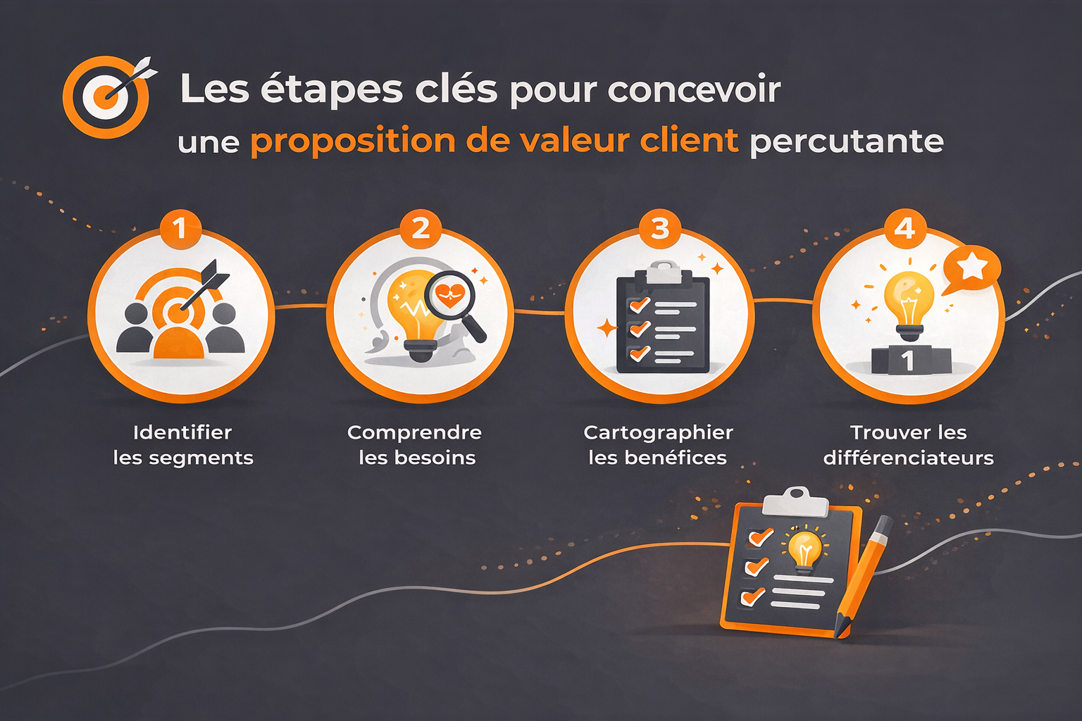 etapes conception proposition de valeur client