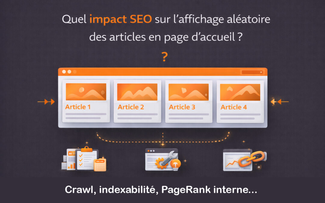 Quel impact SEO sur l’affichage aléatoire des articles en page d’accueil