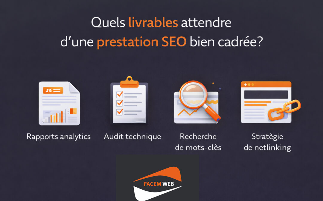 Quels livrables attendre d’une prestation SEO bien cadrée par une agence ?