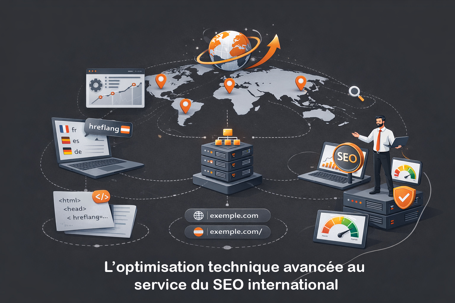 optimisation technique seo avancee site international