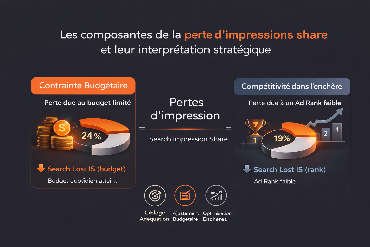 perte d impressions share google ads