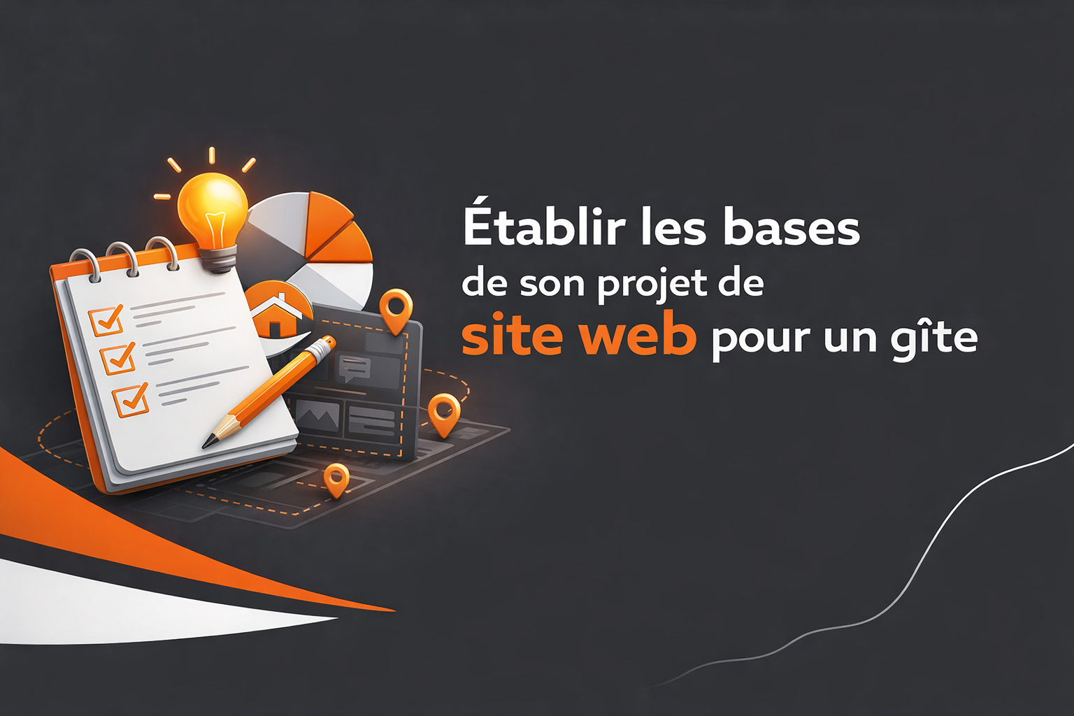 projet site web creation de gite