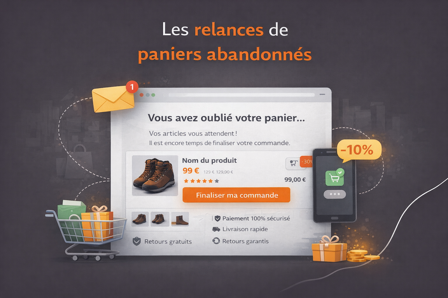 relance de panier abandonné