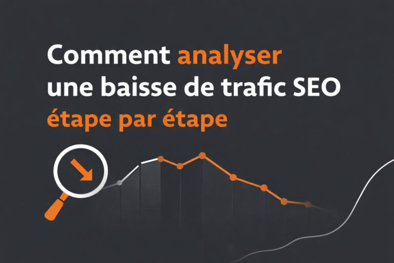 analyse baisse de trafic seo