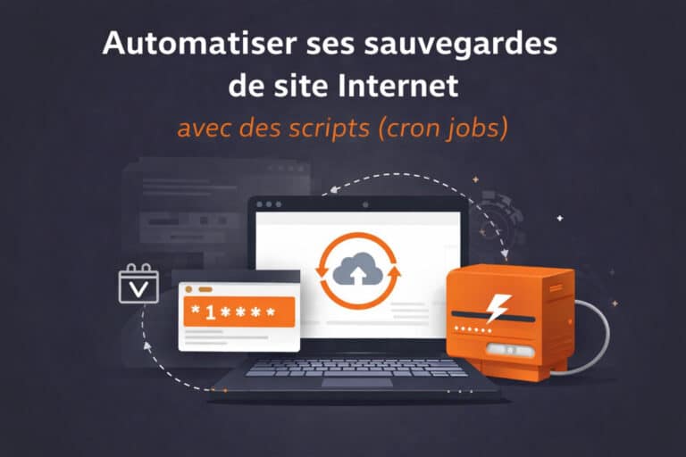 automatisation sauvegarde site internet cron job