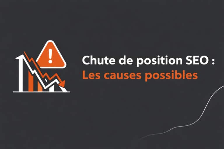 chute de position seo