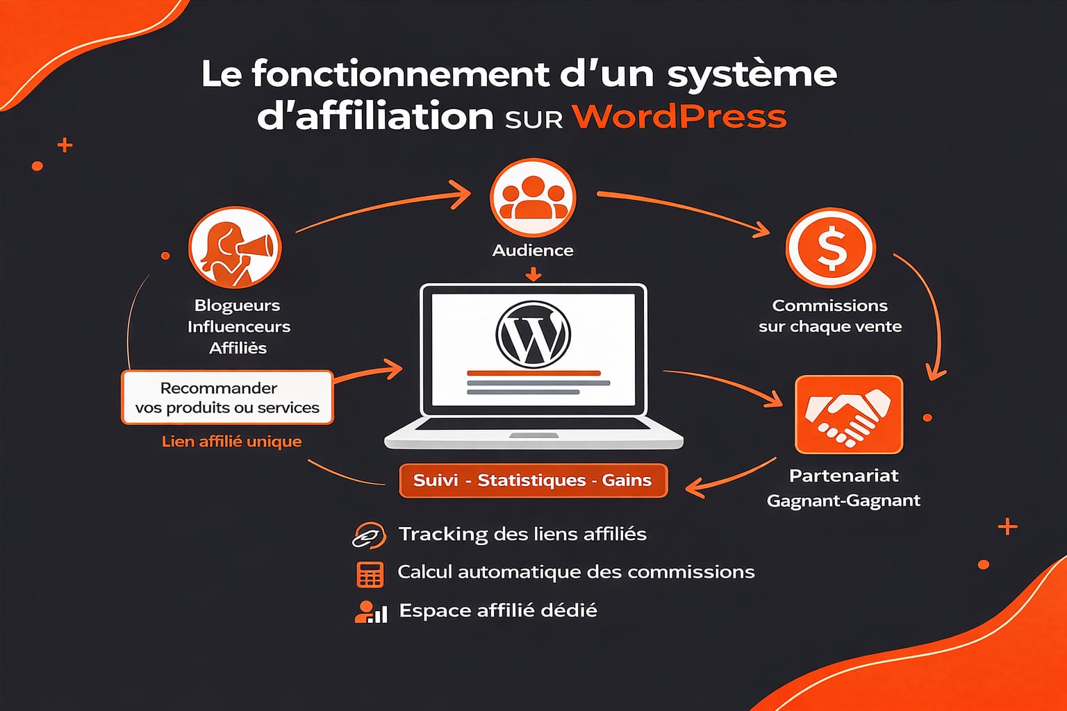 fonctionnement systeme affiliation sur WordPress