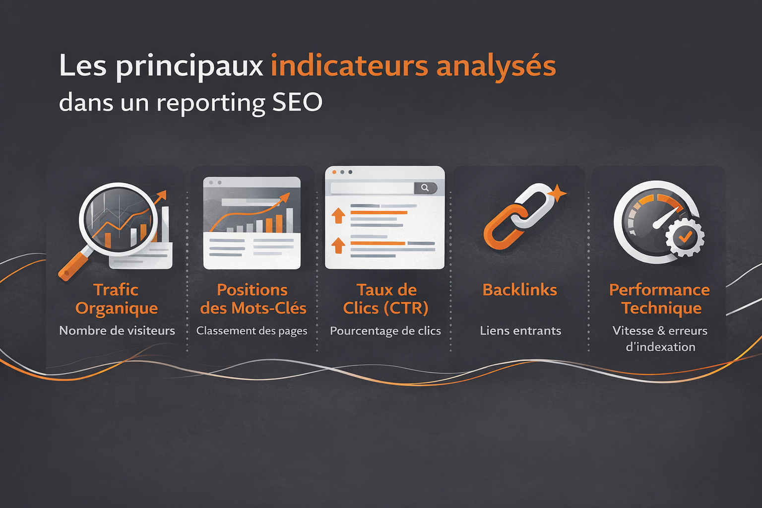 principaux indicateurs reporting SEO