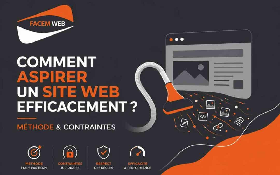 Comment aspirer un site web efficacement ? Méthode & contraintes