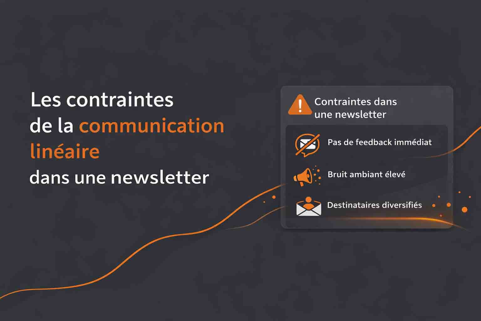 contrainte communication lineaire newsletter