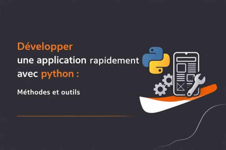 developper une application en python