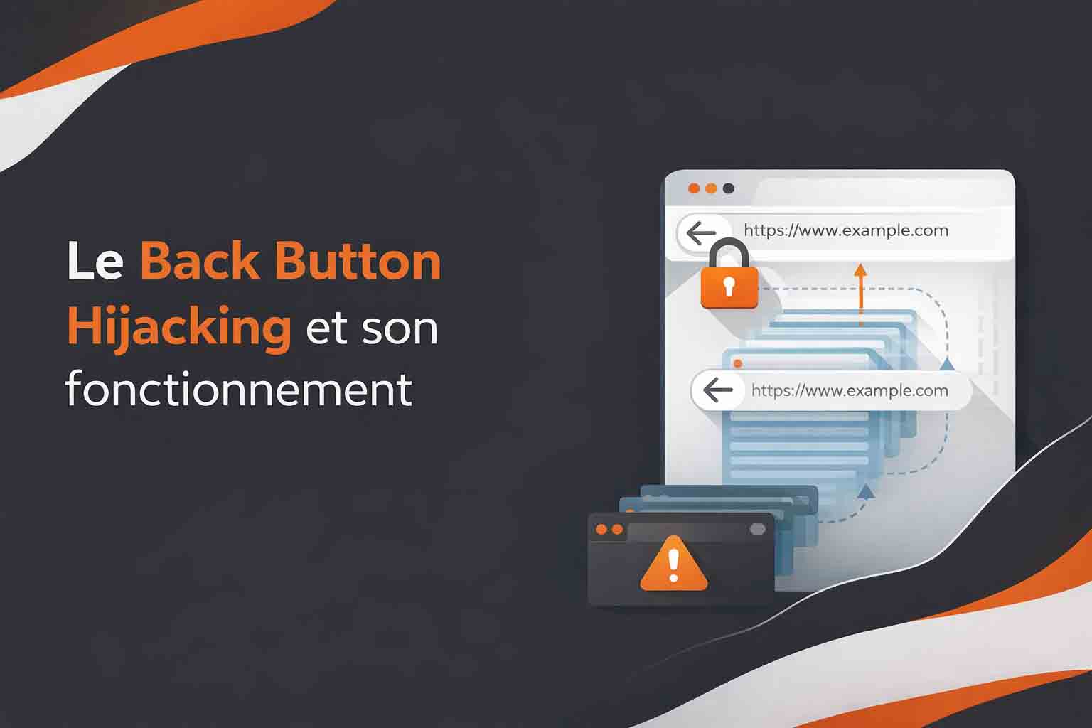 principe du back button hijacking
