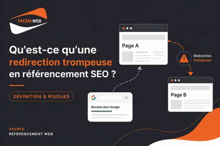 redirection trompeuse seo
