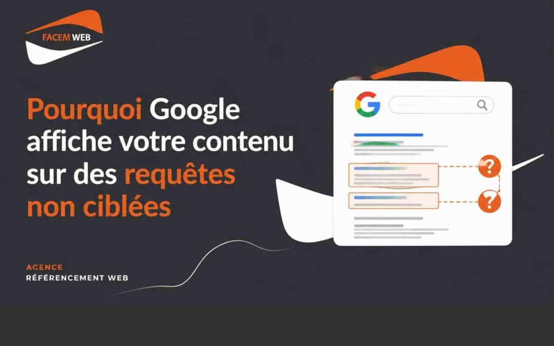 Pourquoi Google affiche votre contenu sur des requêtes non ciblées