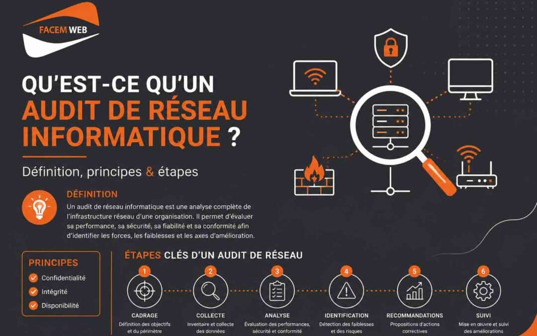 Qu&rsquo;est-ce qu&rsquo;un audit de réseau informatique ? Définition, principes & étapes