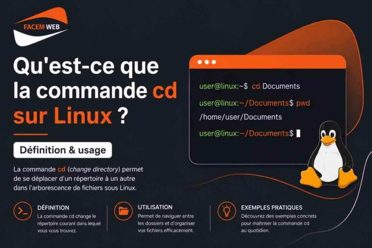 commande cd linux