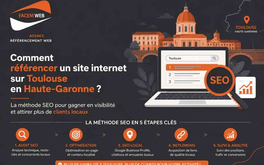 Comment référencer un site internet sur Toulouse en Haute-Garonne ? La méthode SEO