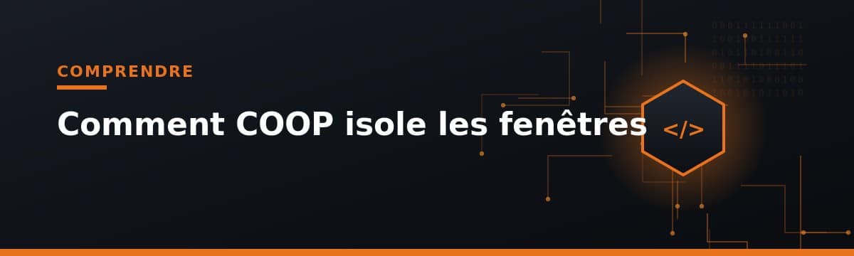 comment COOP isole les fenêtres dans un contexte technique et sécurisé