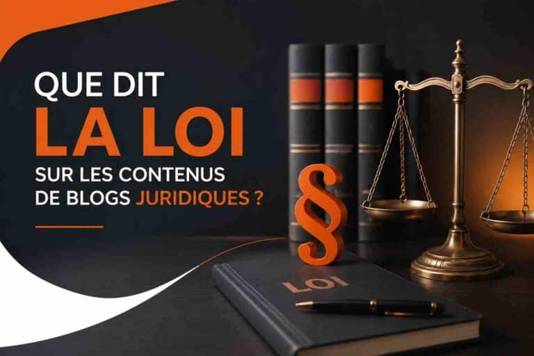 loi contenu blog juridique