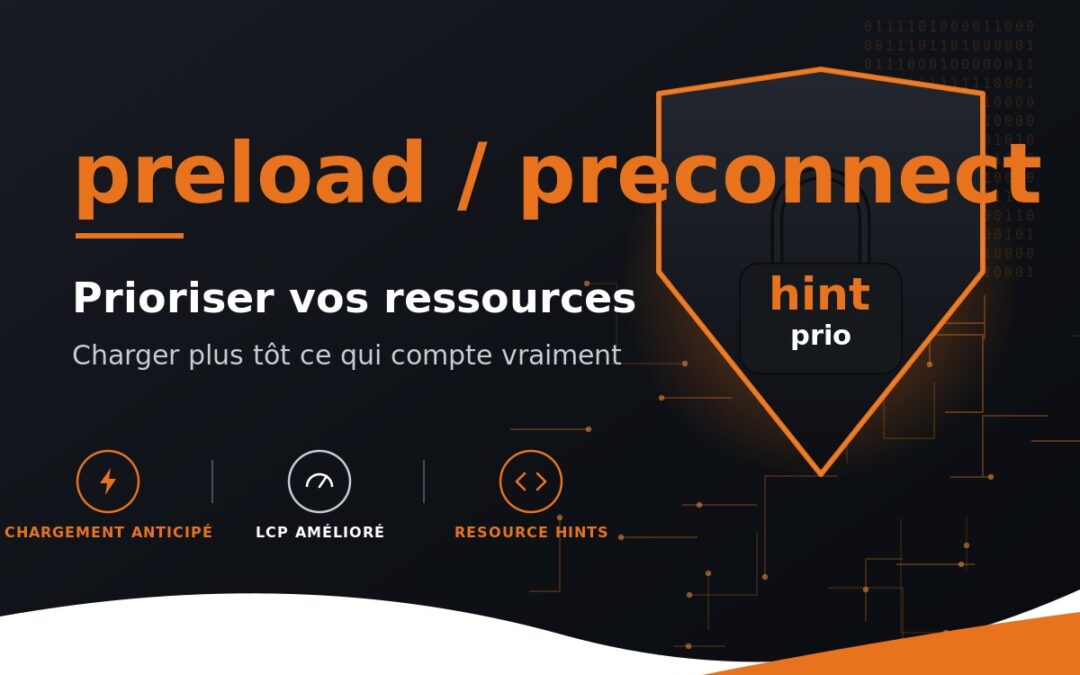 preload et preconnect : Prioriser le chargement de vos ressources Web